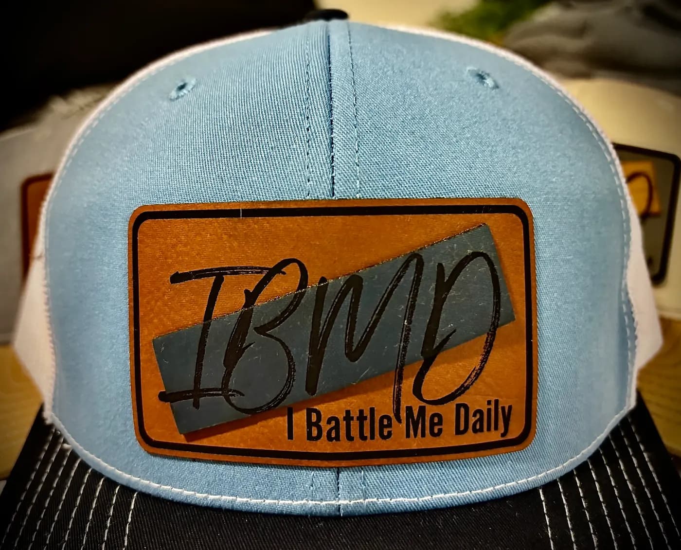 IBMD Richardson 112 trucker hat — Sky Blue